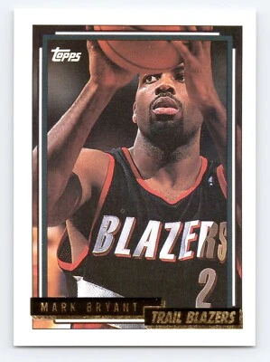 1992-93 Topps Gold Basketball - #235 Mark Bryant - Image 1 of 2