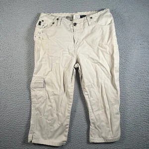 Hydraulic Pants Women's 3/4 Business Casual Pockets Ladies Capri Stretch Slacks - Picture 1 of 11