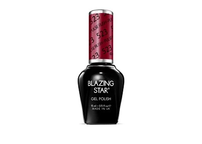 Blazing Star Gel Polish Lacquer Set UV Colour 523. Pulse Rush