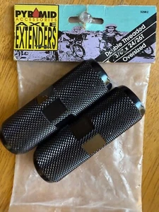 Pyramid BMX Pegs NOS Axle Extender Old School Freestyle 3/8 both 24 & 26 TPI BLK - Picture 1 of 4