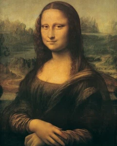 Laminated Mona Lisa by Da Vinci Famous Iconic Renaissance Portrait 16x20 Inches - Picture 1 of 2