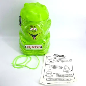 DE COLECCIÓN MOLDE SOPLADO MARTE 3 MOSQUETEROS DUENDE VERDE GOUL HALLOWEEN CANDY BUCKET-ESPELUZNANTE - Imagen 1 de 16