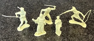 1950’s Marx Robin Hood Set of 5 Cream Figures Robin Marian Tuck Sheriff John🔥 - Picture 1 of 22