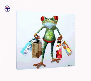 Pintura al óleo - 3 opciones de encuadre - Enrollado en un tubo / Listo para colgar / Enmarcado - Imagen 1 de 7