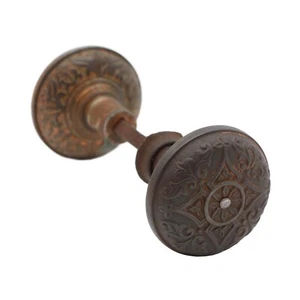 Pair of Cast Iron Corbin Classic Entry Door Knobs - Picture 1 of 6