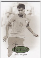 2020 Futera Unique Heritage Gold Rookie #095 Lucas Paqueta - Brazil 05/09