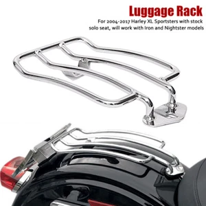 Rear Fender Solo Seat Luggage Rack Chrome For Harley Sportster XL 883 1200 04-15 - Picture 1 of 10