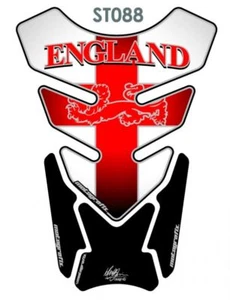 England Motorbike Motografix Tankpad Protector/St.George/English - Picture 1 of 1