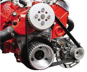 Aeroflow AF64-4010 Low Mount Alt Bracket Chrome S/B Chev with Long Water Pump - Picture 1 of 4