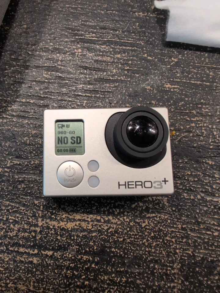 GoPro HERO3+ Plus Silver/Black W/ Charging Cable - Image 1 of 4