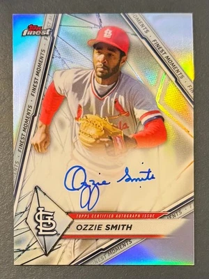 Ozzie Smith 2022 Topps Finest #FMA-OS Moments Auto Cardinals Foto 1 de 2