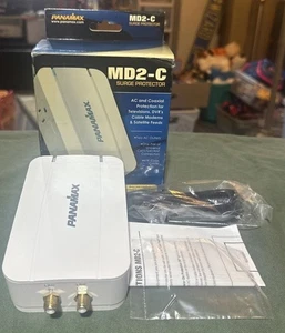Panamax 2 Outlet Direct Plug-In Surge Protector with Coax. MD2-C New In Box NIB - Picture 1 of 7