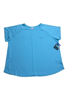Columbia Shirt Womens 3X Bogata Bay Omni-Wick Short Sleeve Lightweight Tee - Picture 1 of 8