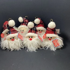 Lote de 6 adornos cabezas de Santa GUND # 088146. LEER - Imagen 1 de 11