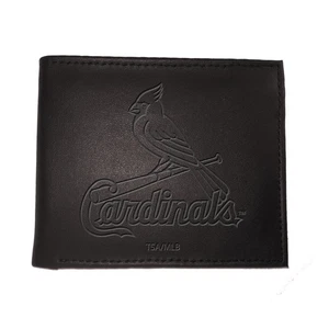 St Louis Cardinals Bi-Fold Wallet Black - Picture 1 of 6