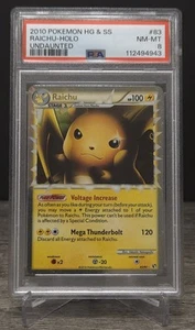 PSA 8 Raichu Prime 83 Undaunted Holo Ultra Rare Near Mint Pokemon Card 2010 - Picture 1 of 2