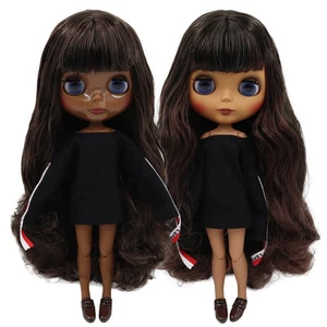 Nueva Muñeca ICY DBS Blyth 1/6 Bjd Negra Mezcla Pelo Marrón 30 cm Muñeca Hágalo Usted Mismo Niñas - Imagen 1 de 22