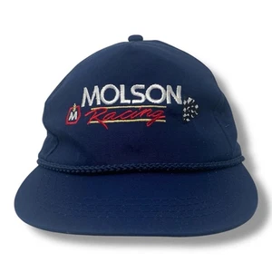 Vintage Molson Racing Navy Blue Adjustable Strapback Hat - Bild 1 von 9