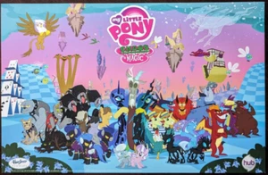PÓSTER PROMOCIONAL EXCLUSIVO DE MY LITTLE PONY FRIENDSHIP IS MAGIC CHAOS HASBRO HUB - Imagen 1 de 1