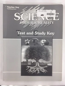 Abeka Homeschool Test And Studybook Key Science Order & Reality 98 Pages - Imagen 1 de 7