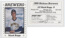 1990 Sport Pro Helena Brewers Mark Rupp #21