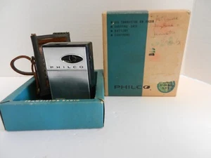 PHILCO MODEL NT 600 BKG TRANSISTOR RADIO WITH BOX-NOT WORKING - Picture 1 of 12