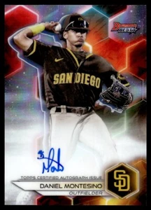 2023 Bowman's Best Refractor Daniel Montesino Auto San Diego Padres #B23-DM - Picture 1 of 2