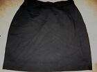 Womens Black BANANA REPUBLIC Lined Wool Knee Skirt 8