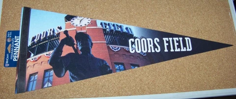 Colorado Rockies Coors Field premium pennant c41107 Cover