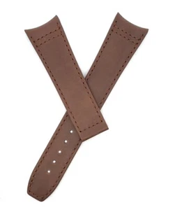 Raymond Weil Men's 22mm x 18mm Brown Leather Watch Band Strap V3.21 - Picture 1 of 3