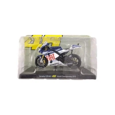 PANINI 1/18 VALENTINO ROSSI FIAT YAMAHA YZR-M1 2010 MOTO GP Damaged Package - Image 1 of 3