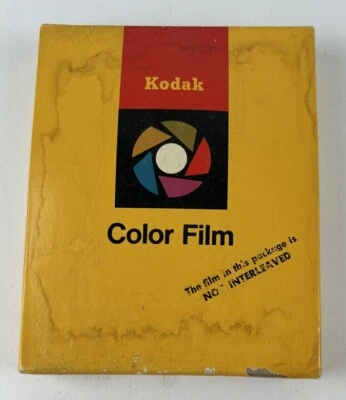 Vintage Kodak Ektacolor Professional Color Film 6101 Type S Sealed Damaged Box - Image 1 of 3