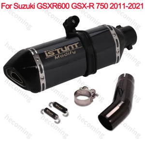 For Suzuki GSXR600 GSX-R 750 2011-21 Slip on Exhaust System Pipe Baffle Muffler - Bild 1 von 6