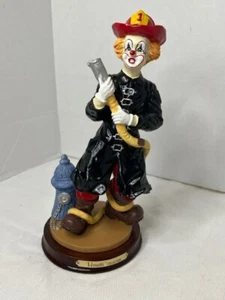 Vintage LaVie Venutti Collection Clown Fireman Figurine - Picture 1 of 13