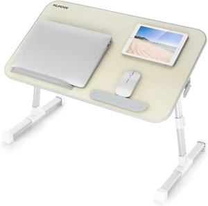 Laptop Bed Tray Table, (Larger Size) Adjustable Laptop Bed Stand, Portable Stan - Afbeelding 1 van 12