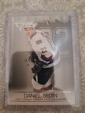 Daniel Sedin 2003-04 Titanium Hobby Jersey Number Parallels Card /250