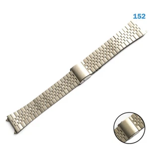 Braceleto Svizzera Metallo Originale Acciaio Inox Argento 20mm #152#  - Foto 1 di 5