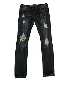 Machine Pour Neuf Mode Jeans Distressed Destructed Stretch Größe 11 Junior - Bild 1 von 13