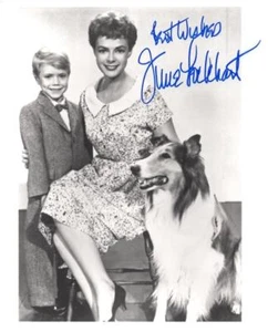 JUNE LOCKHART LASSIE ACTRESS LEGEND SIGNED AUTOGRAPHED 8X10 PHOTO W/ COA - Picture 1 of 1