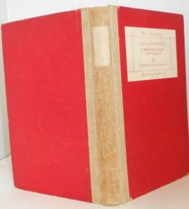 Bibliography and writings  D.H. Lawrence two volumes limited editions 1925-1931 - Bild 1 von 6