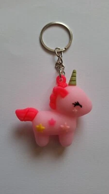 Pink Unicorn Keyring Brand New. Love Someone Special. FREE GIFT BAG! - Image 1 of 3