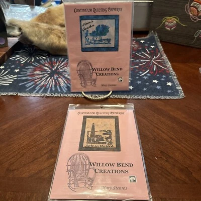 2 Mary Stenros Continuum Pattern Uncut Favorite Places, Lighthouse Garden Quilt - Image 1 of 4