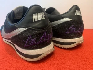 Nike Cortez Mens 10.5  Los Angeles Shoes Sneakers Black/silver/purple - Bild 1 von 8