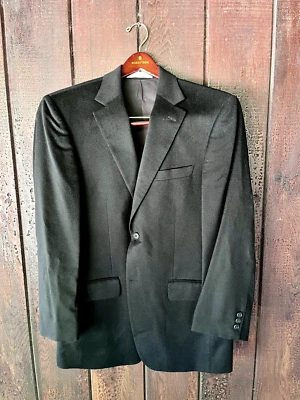 Мужской черный блейзер Nordstrom из 100% кашемира Loro Piana на двух пуговицах размер 41R - Изображение 1 из 4