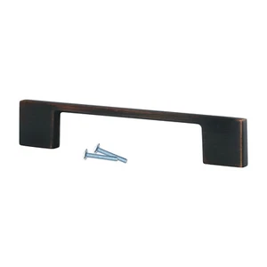 2x Maniglia Armadio Moderna Tele 3-3/4" Bronzo Spazzolato Strofinato ad Olio Tira P231696BORB - Foto 1 di 6