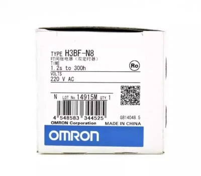 1pcs OMRON Time Relay Double-cycle Delay Control H3BF-N8 AC220V - Image 1 of 3