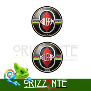 Adesivi resinati Centenario Gilera compatibili 1909 2009 stickers emblemi R61 - Foto 1 di 1