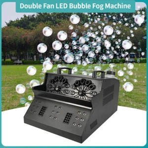 3 IN 1 Smoke Fog Bubble Machine LED Stage Light Fogger DMX Remote DJ - Picture 1 of 15