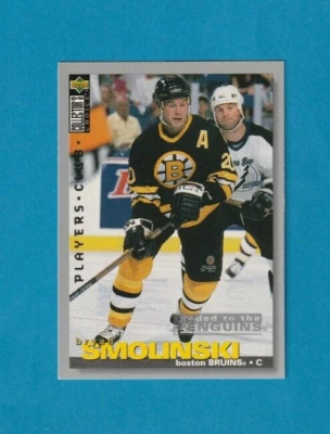 1995-96 Collector's Choice PLAYERS CLUB #178 Bryan Smolinski BOSTON BRUINS - Image 1 of 2