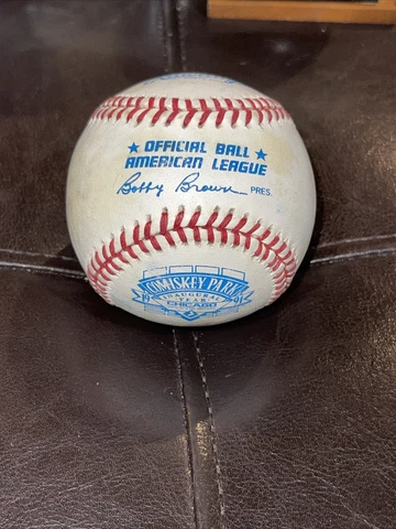 White Sox 1991 Comiskey Park Inaugural Year Official American League Baseball Cover